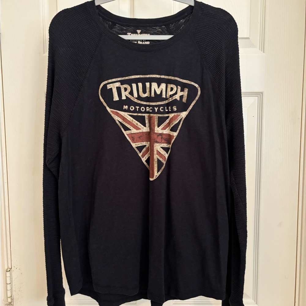 Triumph Black Graphic Tee